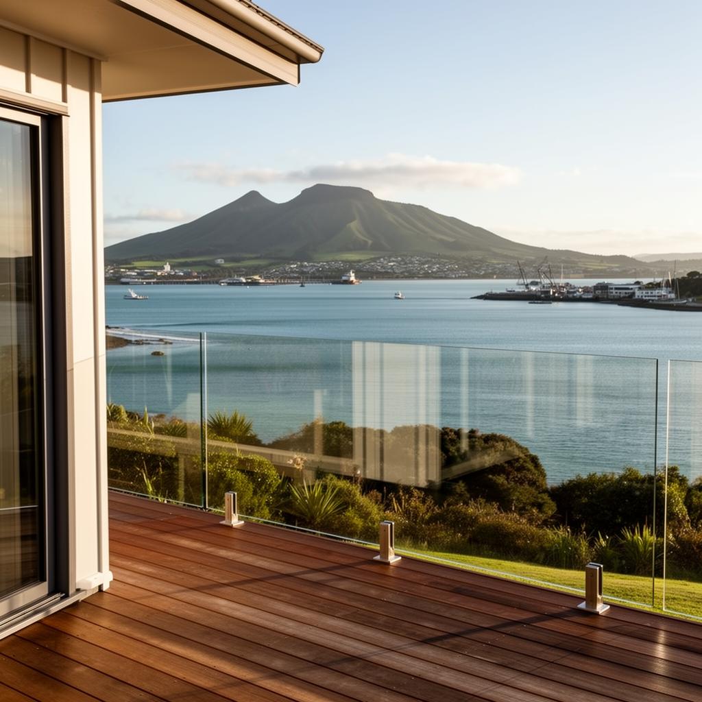 frameless glass balustrades tauranga deck installation nz building code f4