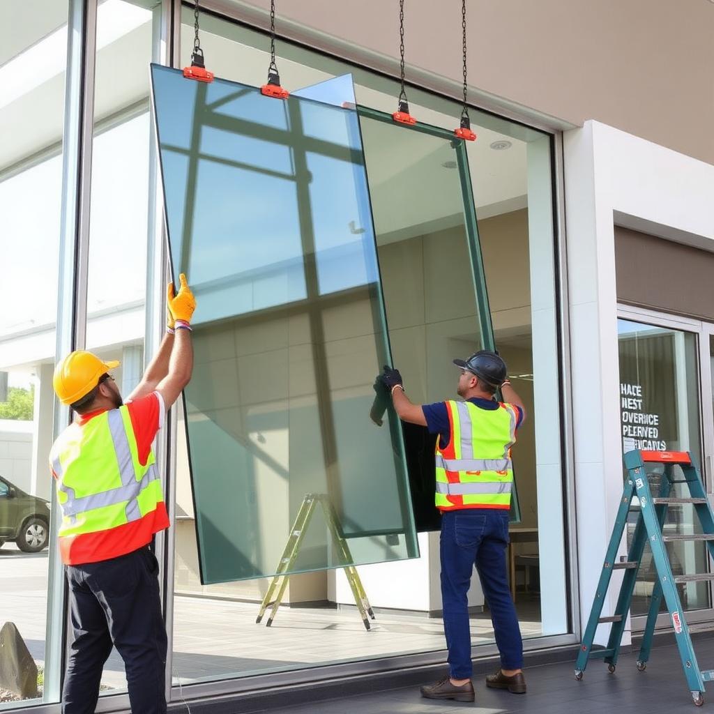 commercial glazing tauranga shop front glass installation first glass solutions