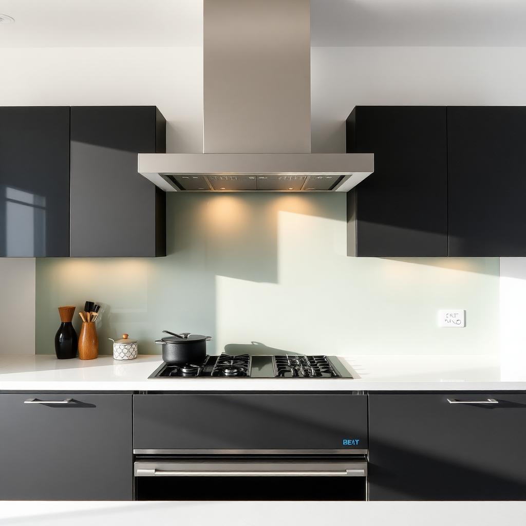glass splashback tauranga kitchen installation coloured toughened glass