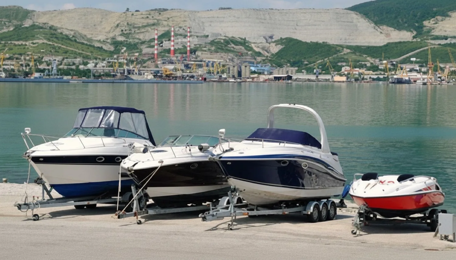 Launch windscreen and cabin glass