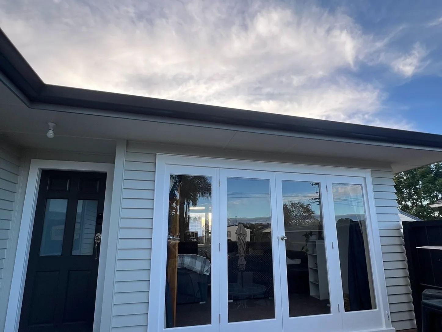 New window joinery fitted to a weatherboard home